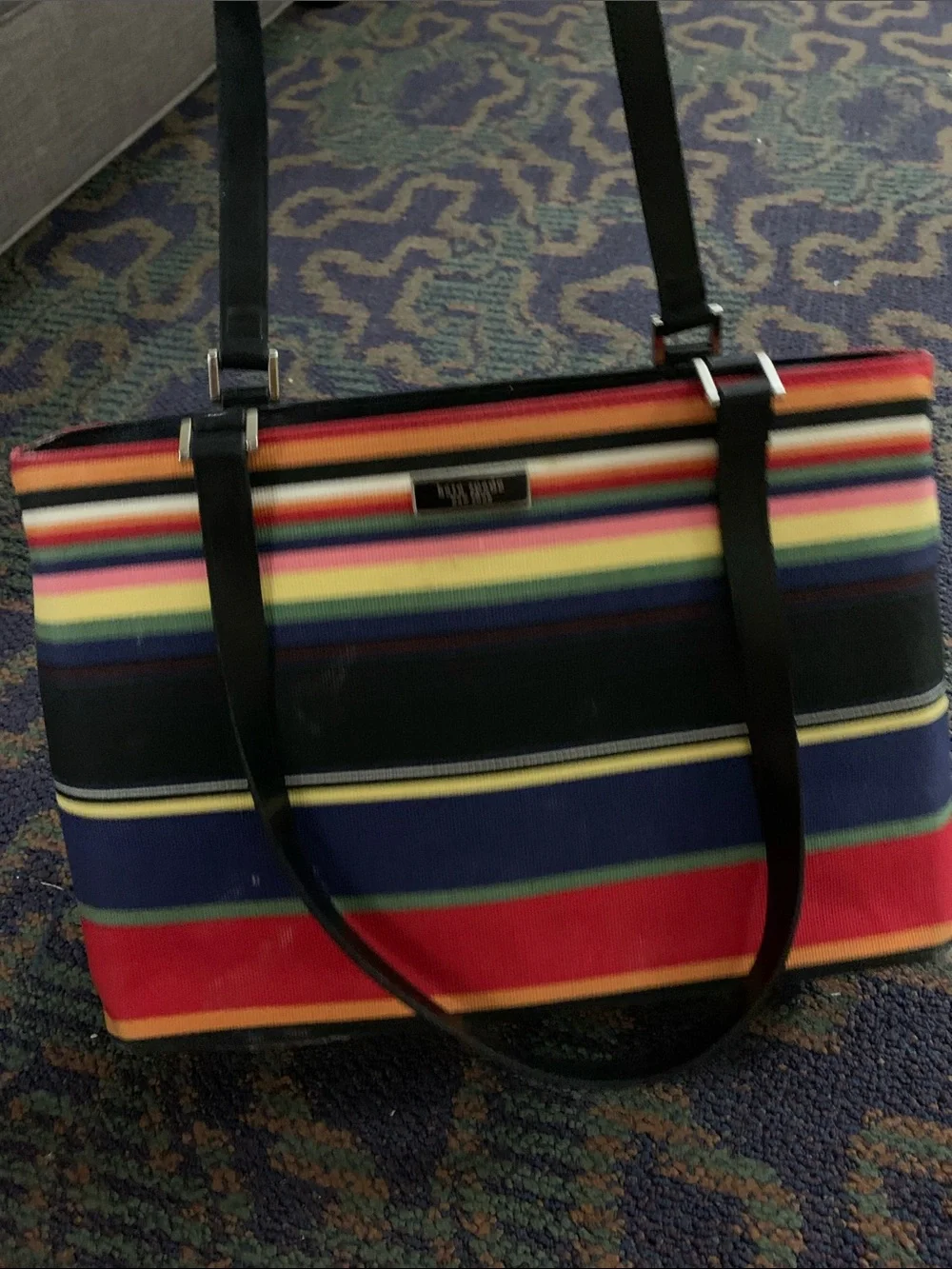 Vintage Kate spade rainbow tote bag